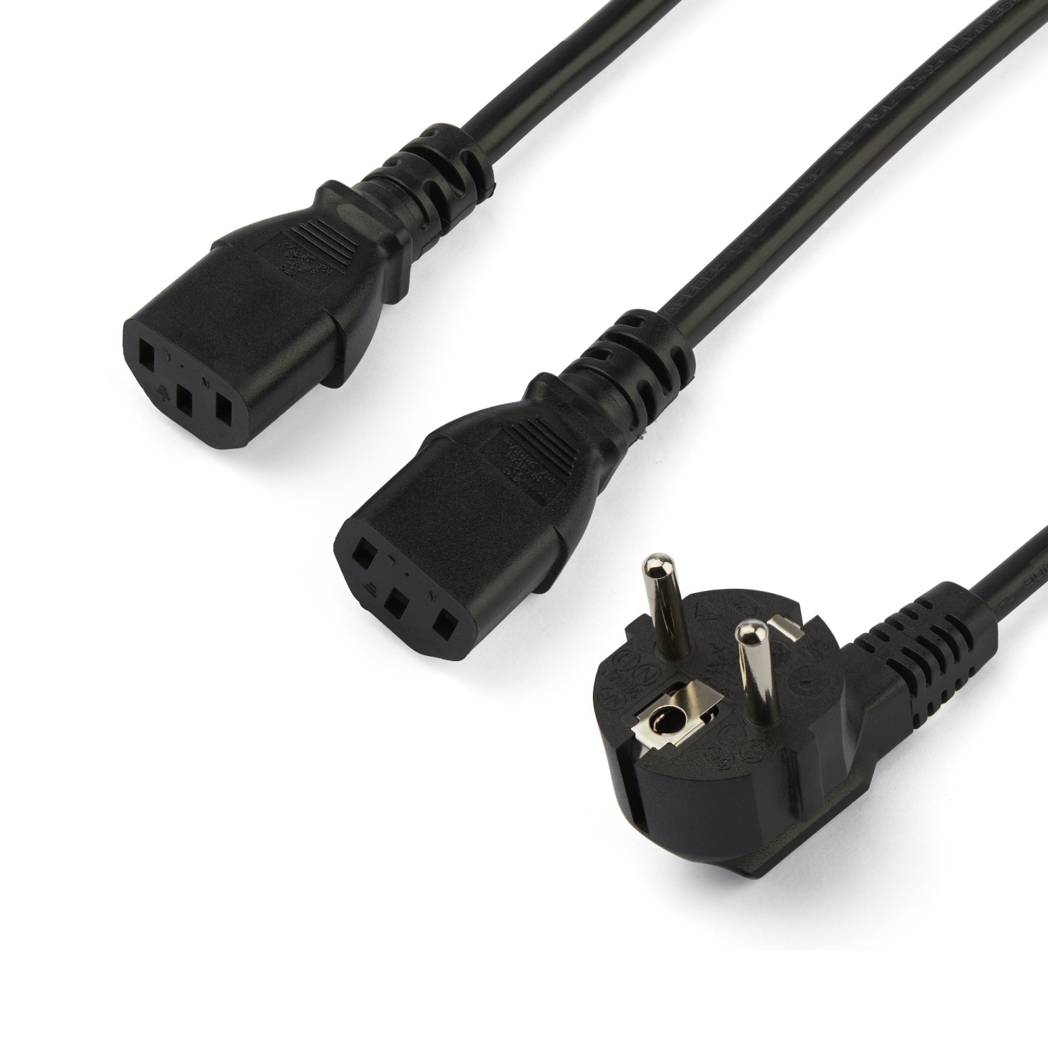 StarTech.com 18AWG Power Cables - Black