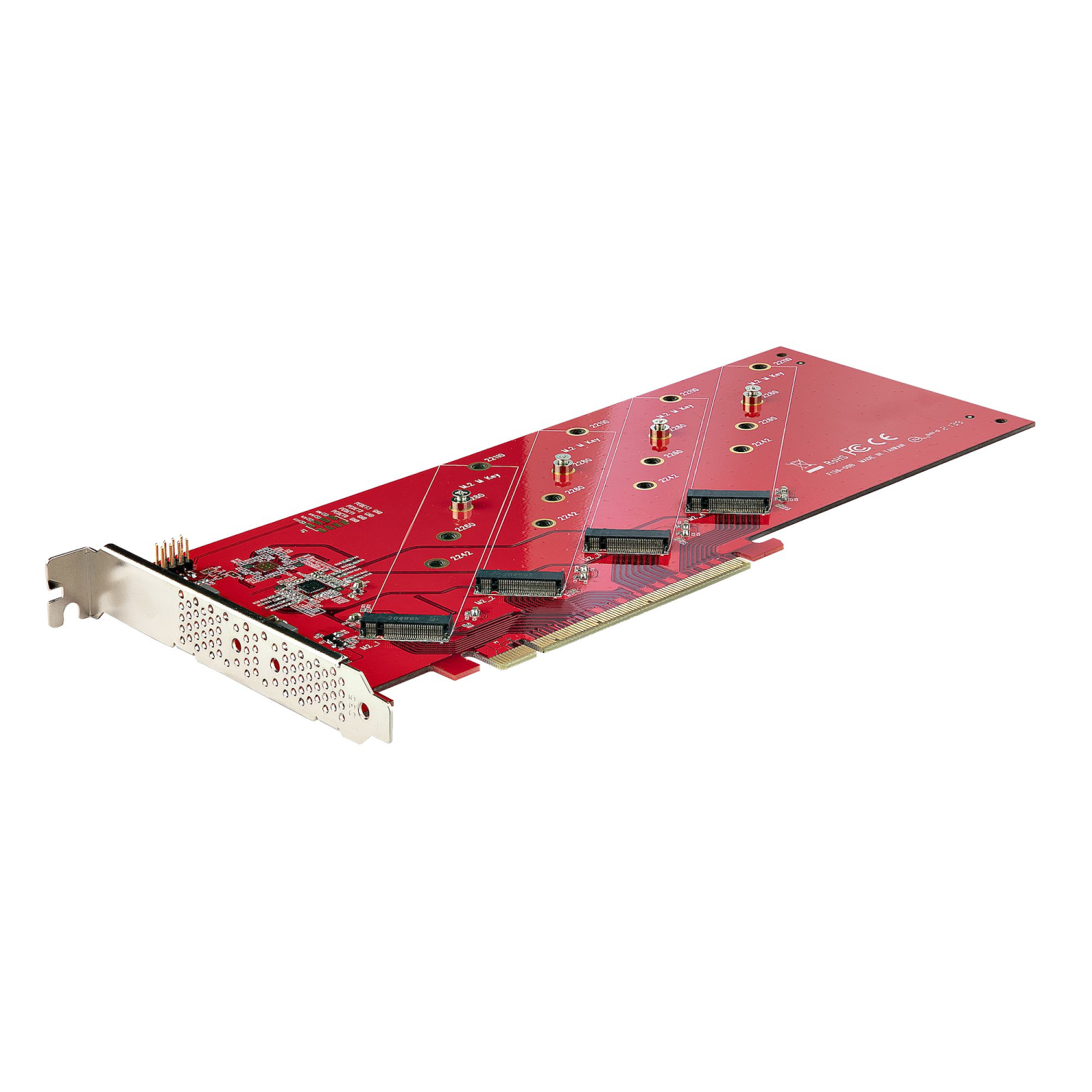 StarTech.com 8GBps Interface Cards/Adapters - Red