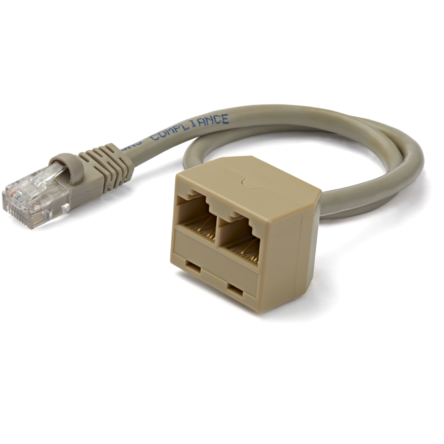 StarTech.com 2-to-1 Network Splitters - Grey