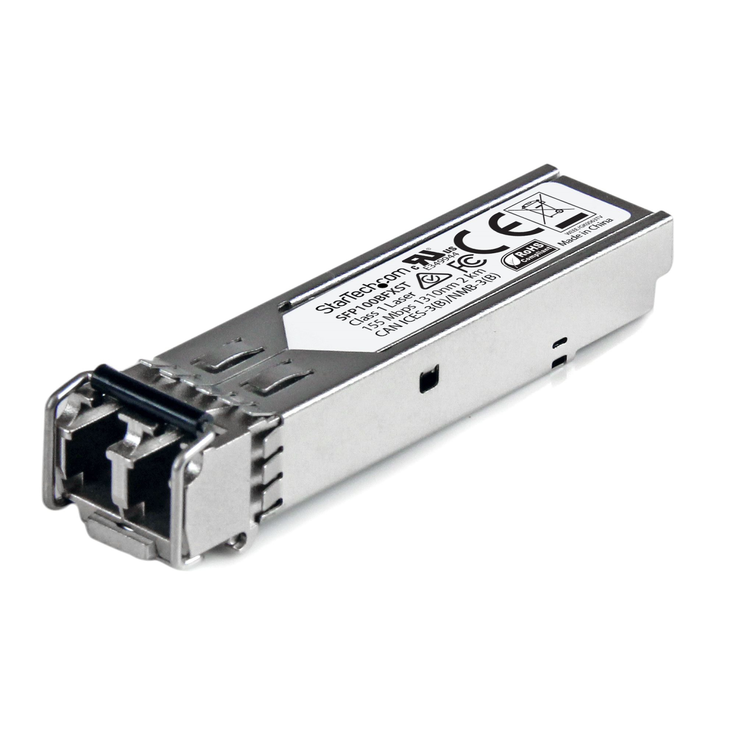 StarTech.com 100BASE-FX Network Transceiver Modules - Silver