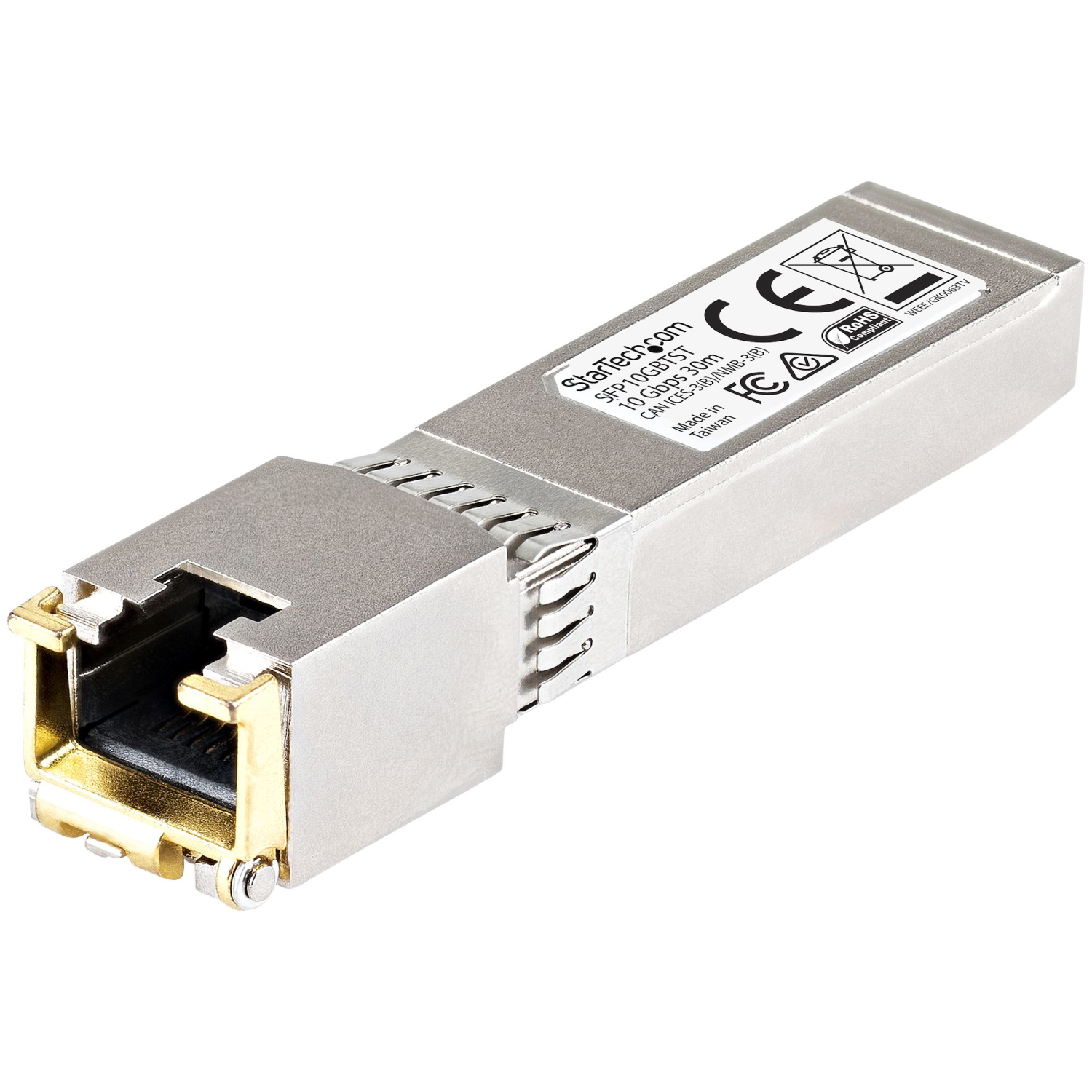 StarTech.com SFP-10GB-TC Network Transceiver Modules - Silver
