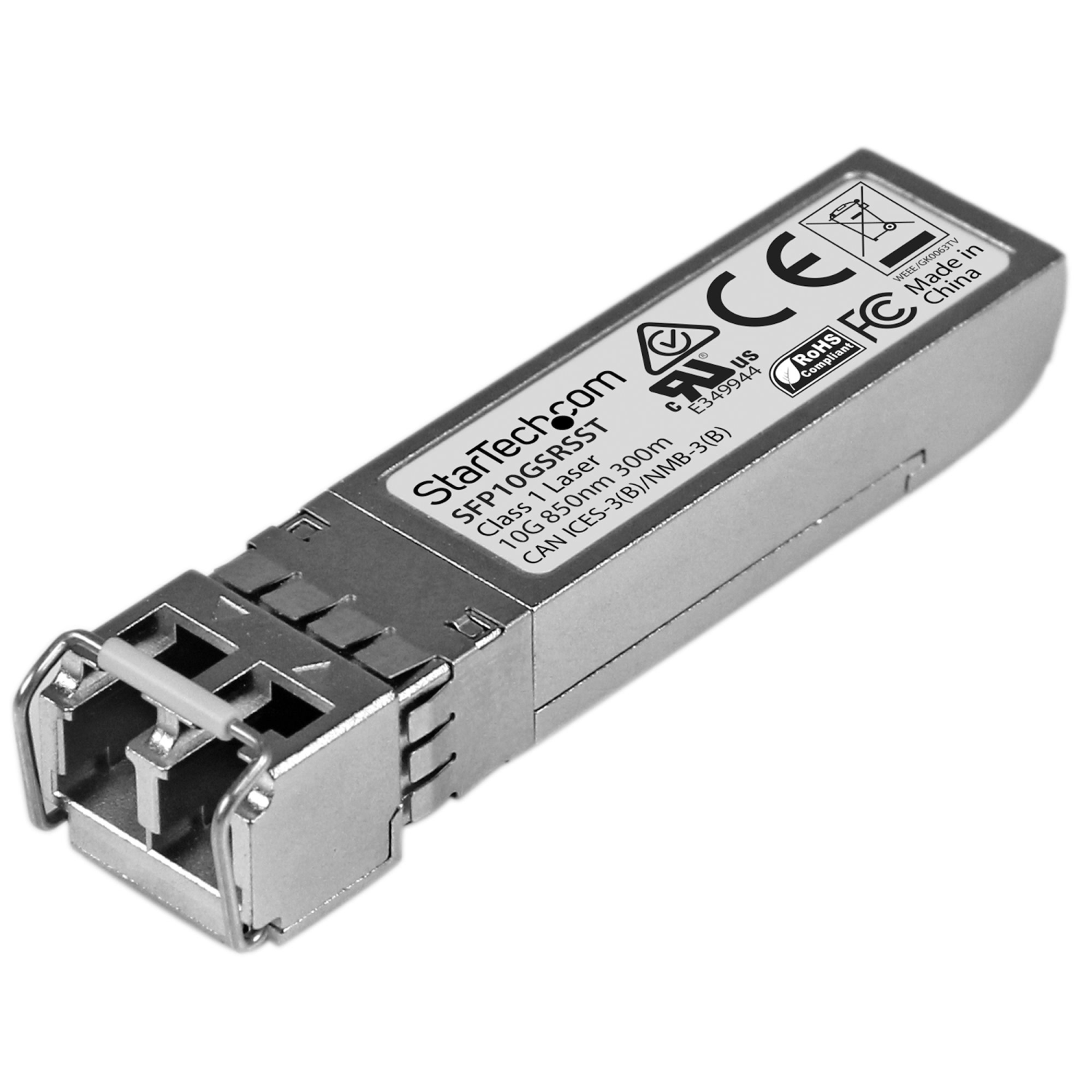 StarTech.com SFP-10G-SR-S Network Transceiver Modules - Silver