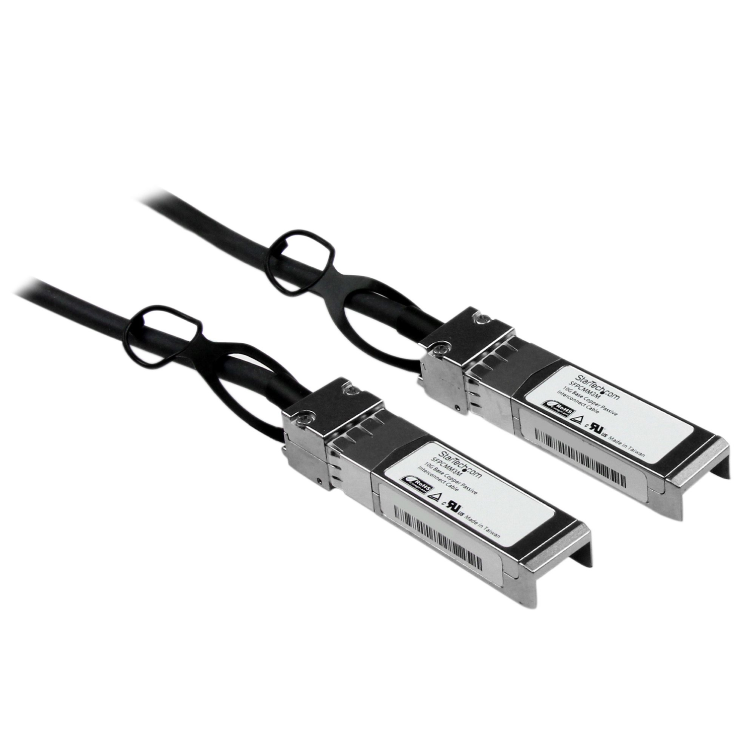 StarTech.com SFP-H10GB-CU3M Fibre Optic Cables - Black
