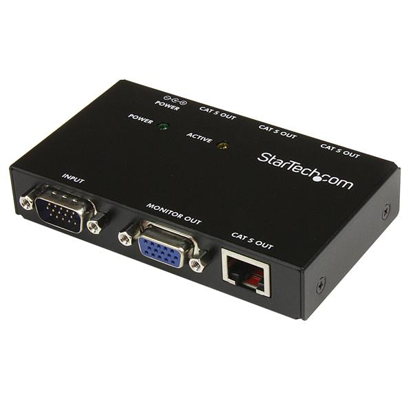StarTech.com CAT5 AV Extenders - Black
