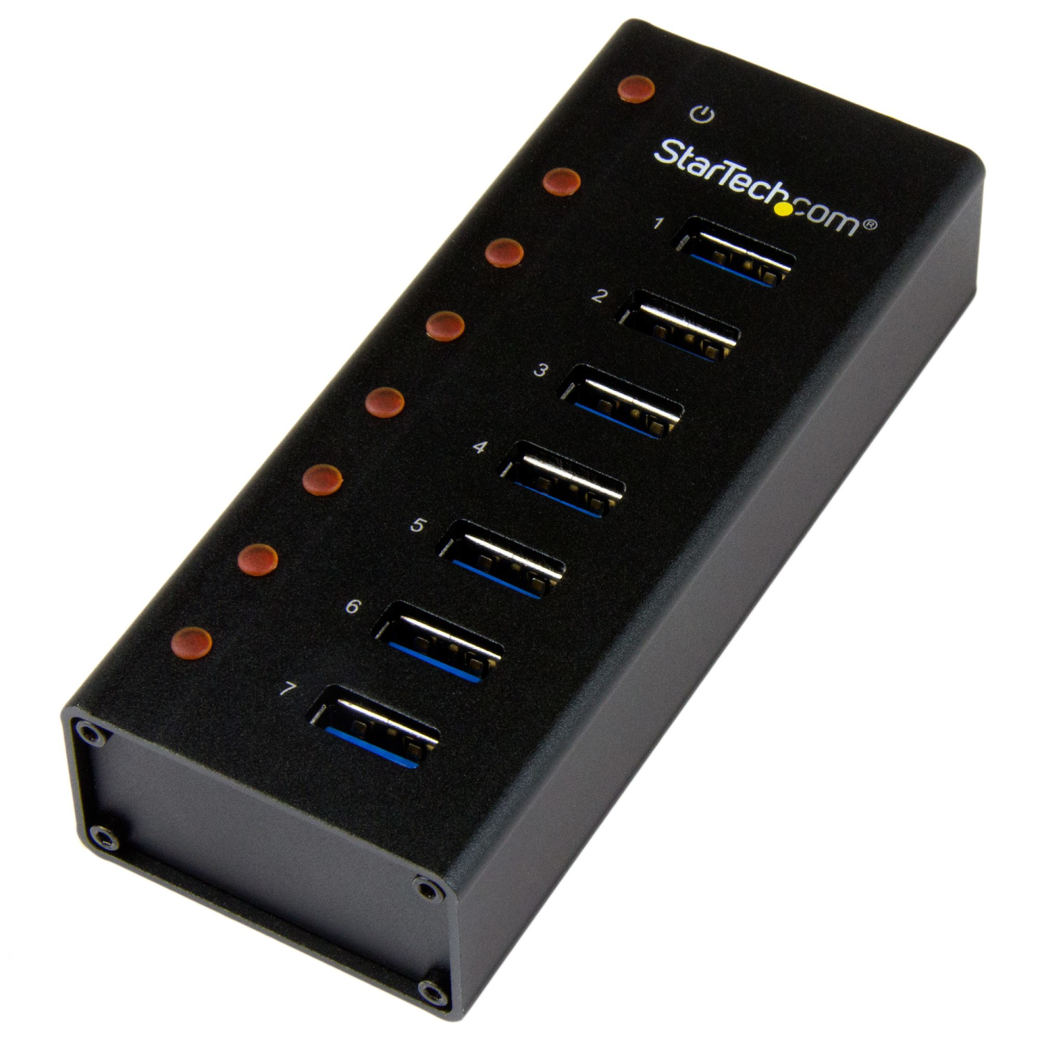StarTech.com 7-Port Interface Hubs - Black