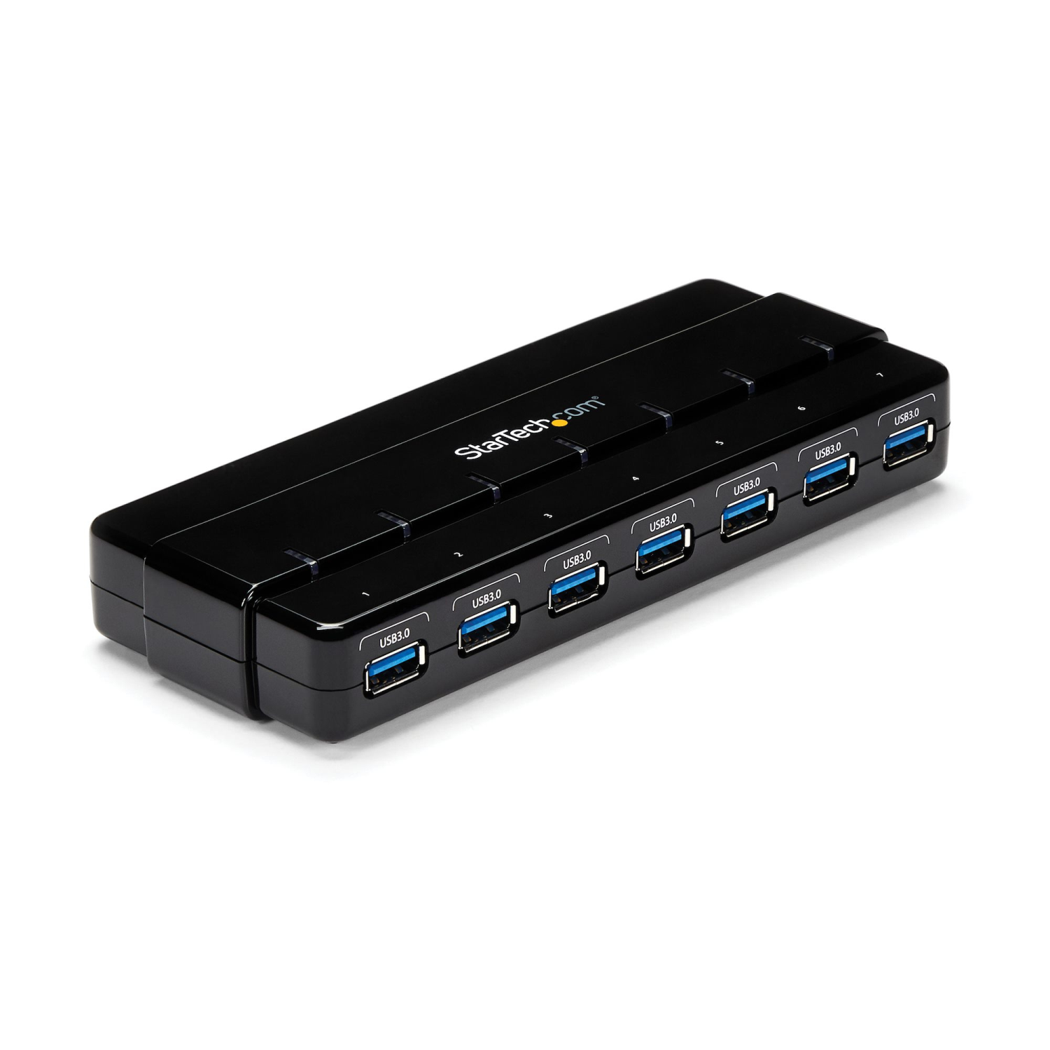 StarTech.com 7-Port Interface Hubs - Black