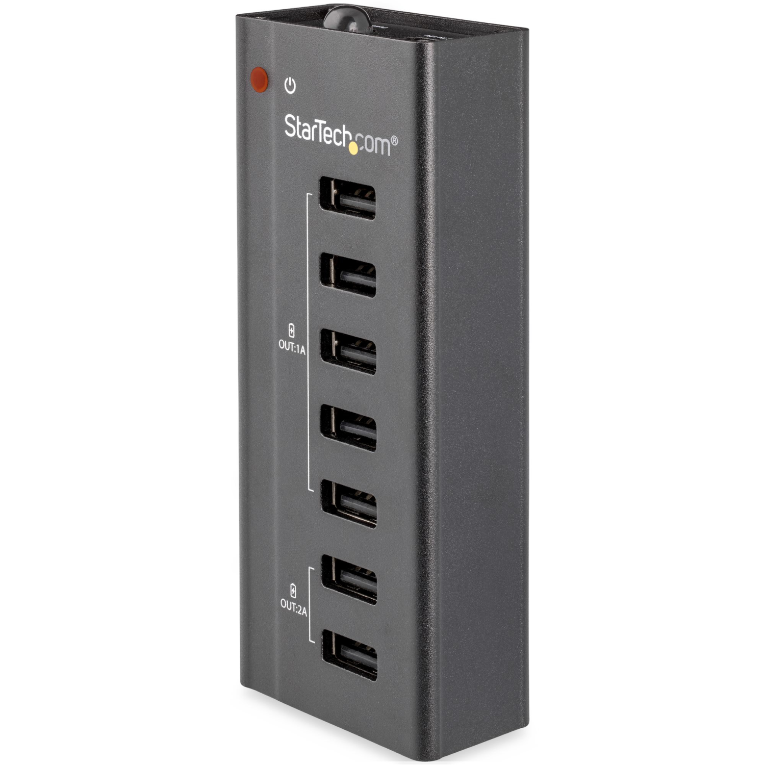 StarTech.com 7-Port Mobile Device Chargers - Black