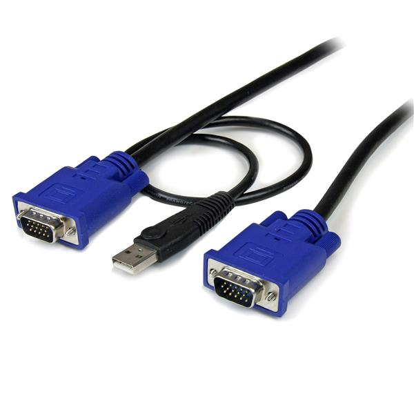 StarTech.com 2-in-1 KVM Cables - Black