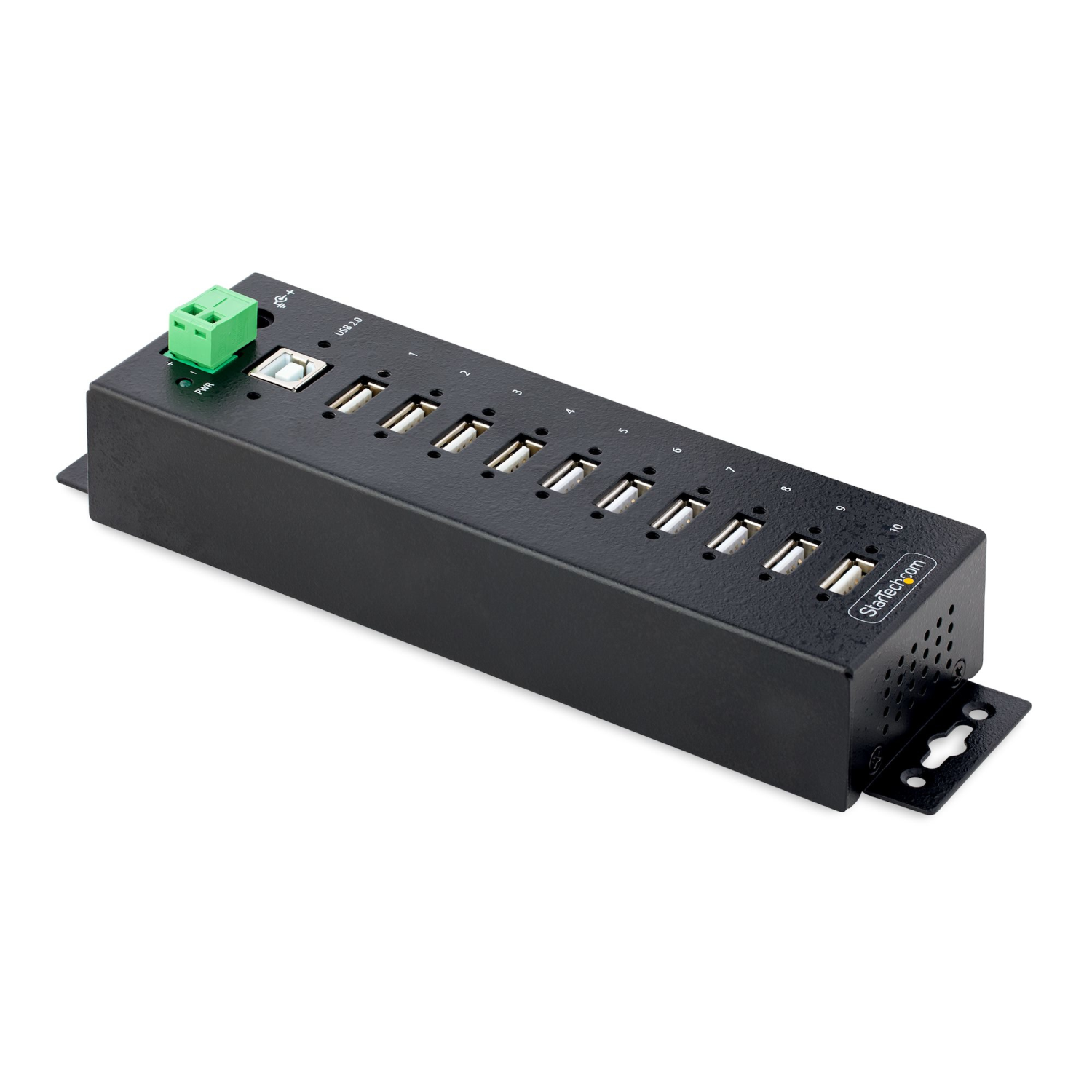 StarTech.com 10-Port Interface Hubs - Black