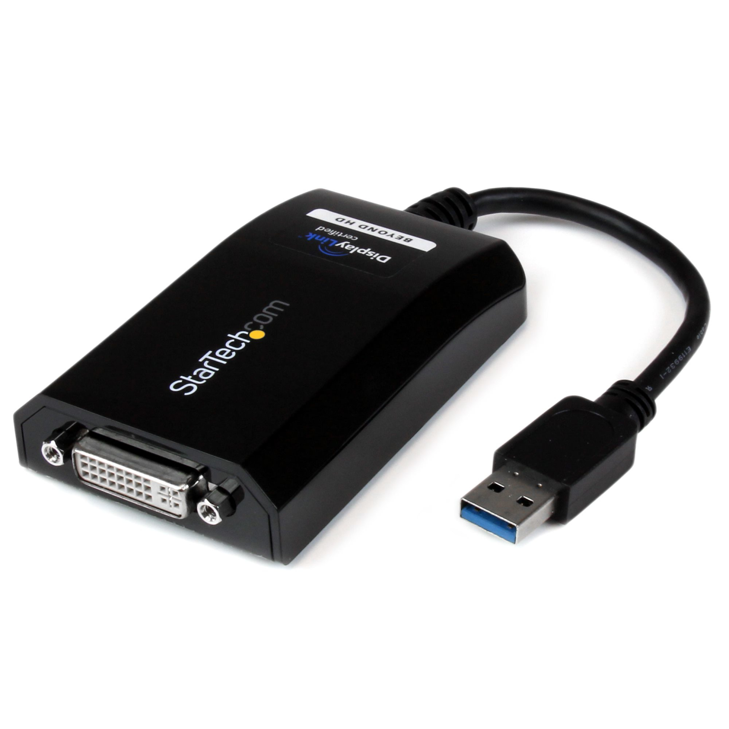 StarTech.com 2048x1152 USB Graphics Adapters - 512MB - Black