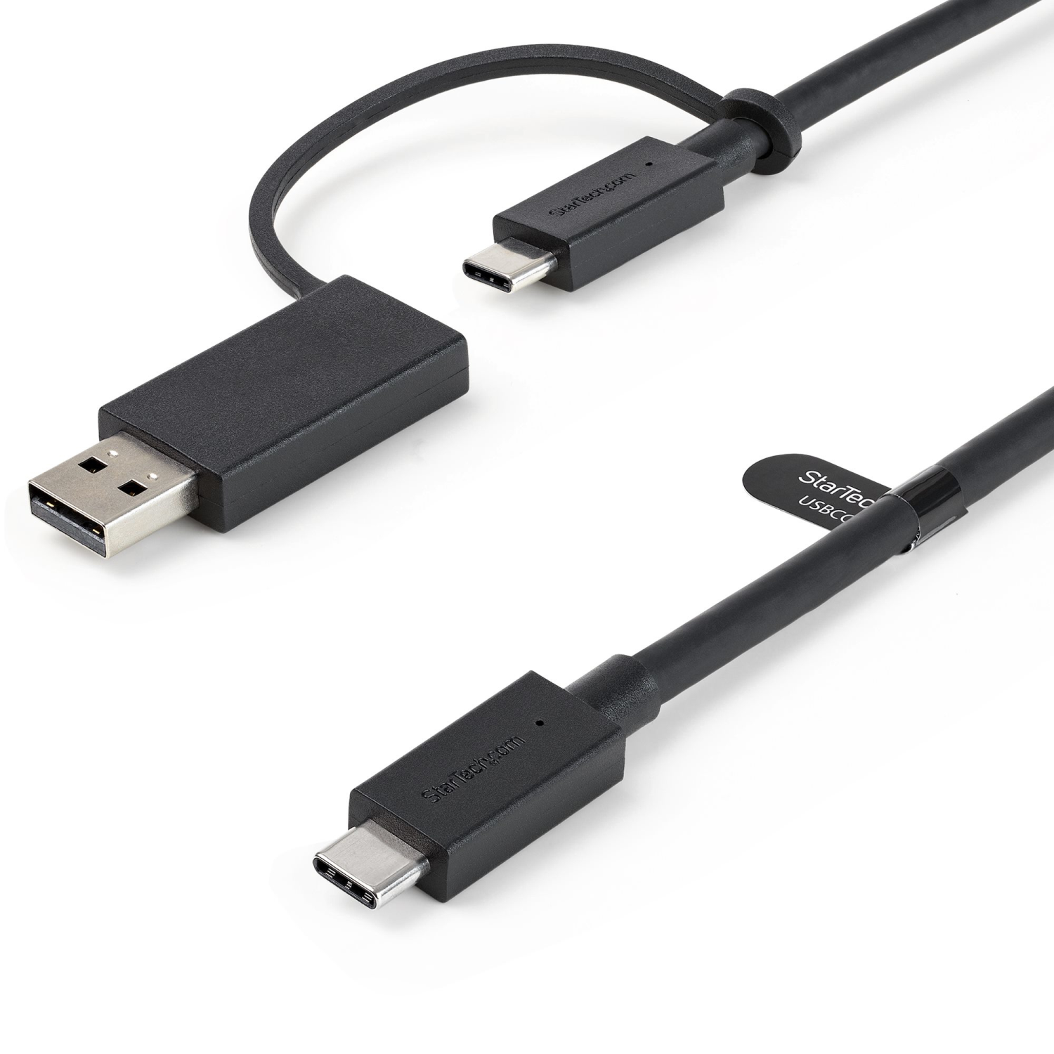 StarTech.com 2-in-1 USB Cables - Black