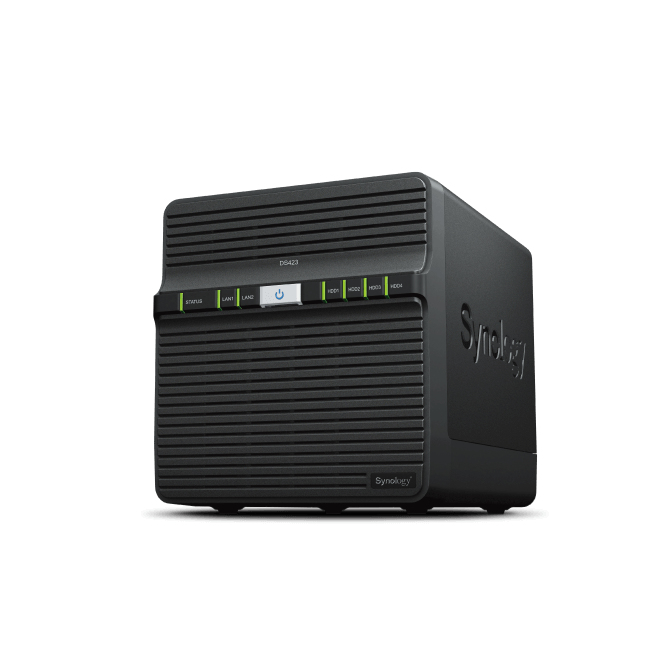 Synology DS423 NAS & Storage Servers - 2GB - Black
