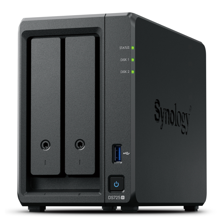 Synology R1600 NAS & Storage Servers - 4GB - Black