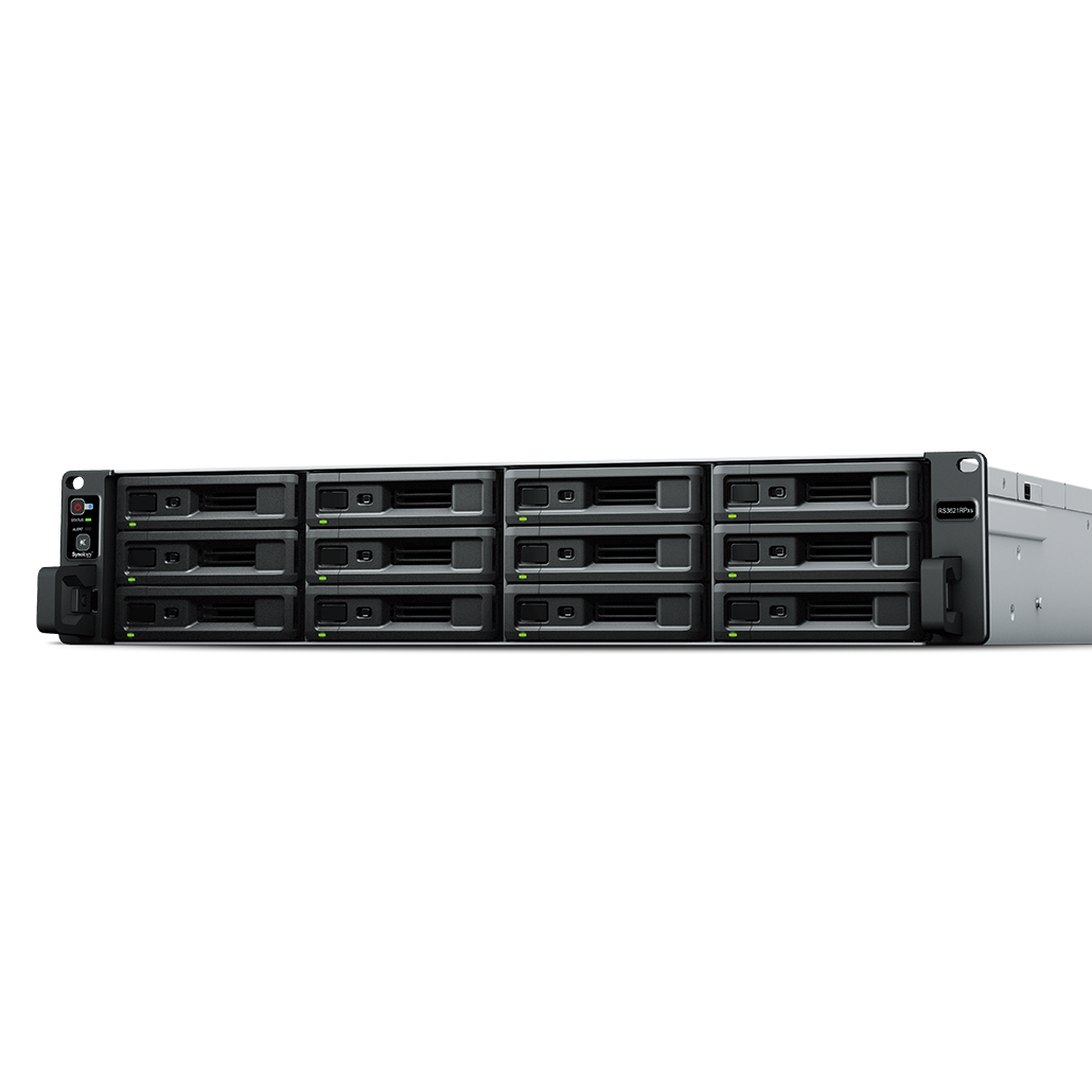 Synology RS3621RPXS NAS & Storage Servers - 8GB - Black