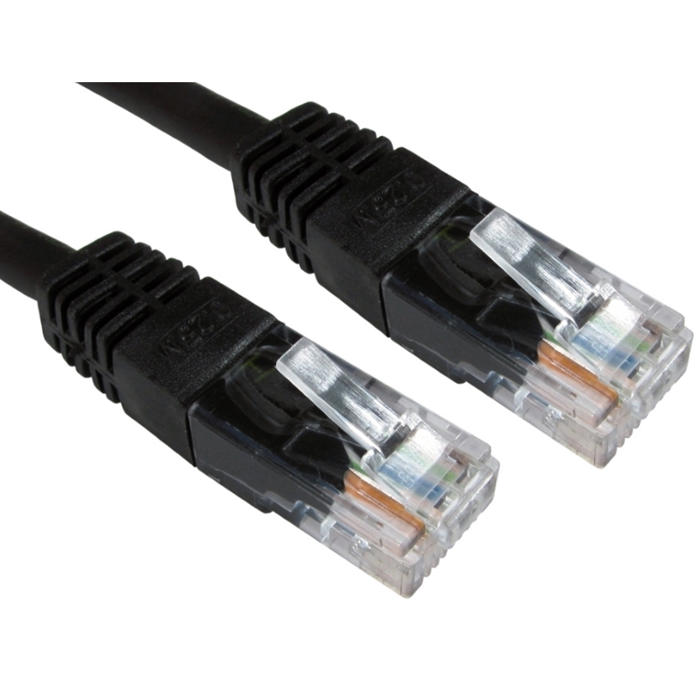 RJ45 (M) to RJ45 (M) CAT6 3m Black OEM Moulded Boot Copper UTP Network Cable