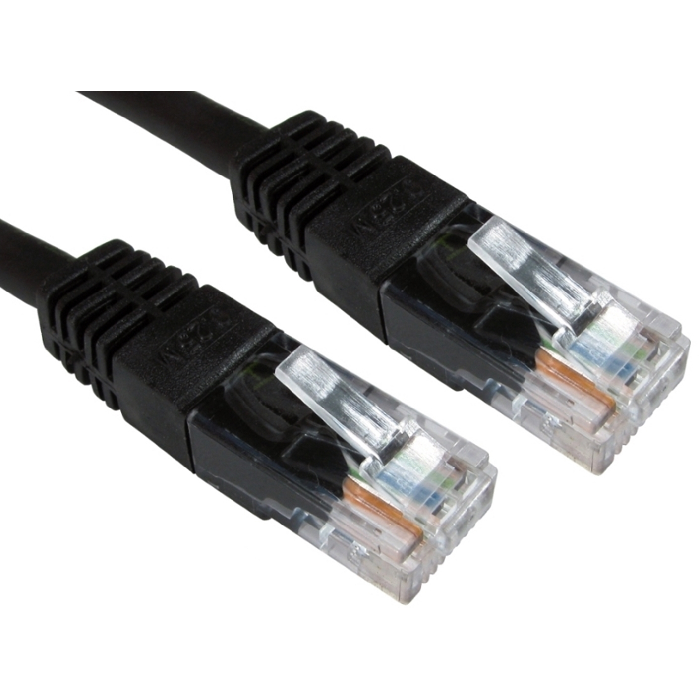 RJ45 (M) to RJ45 (M) CAT6 5m Black OEM Moulded Boot Copper UTP Network Cable