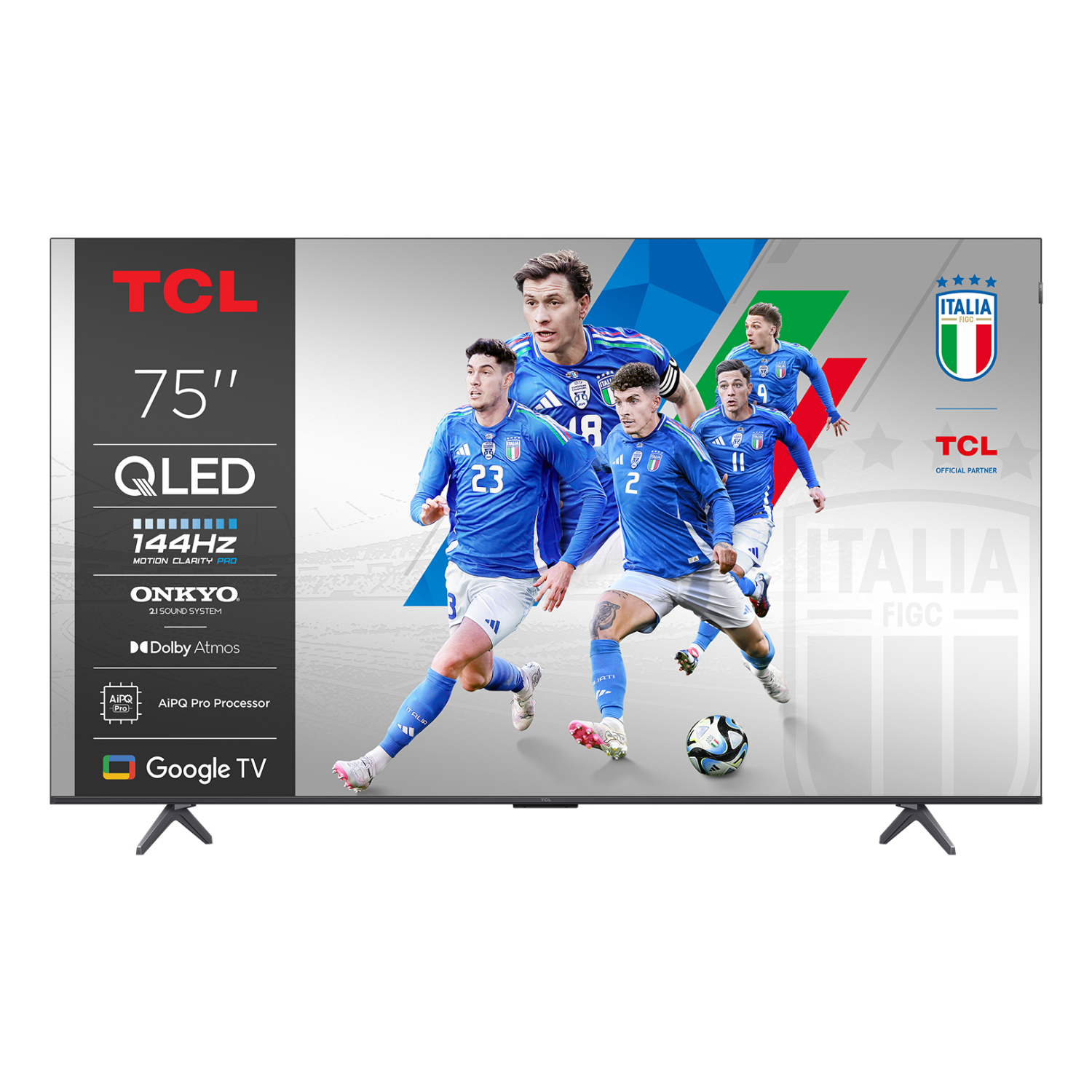 TCL 75P8K TVs - 75 Inches - 32000MB - Metallic
