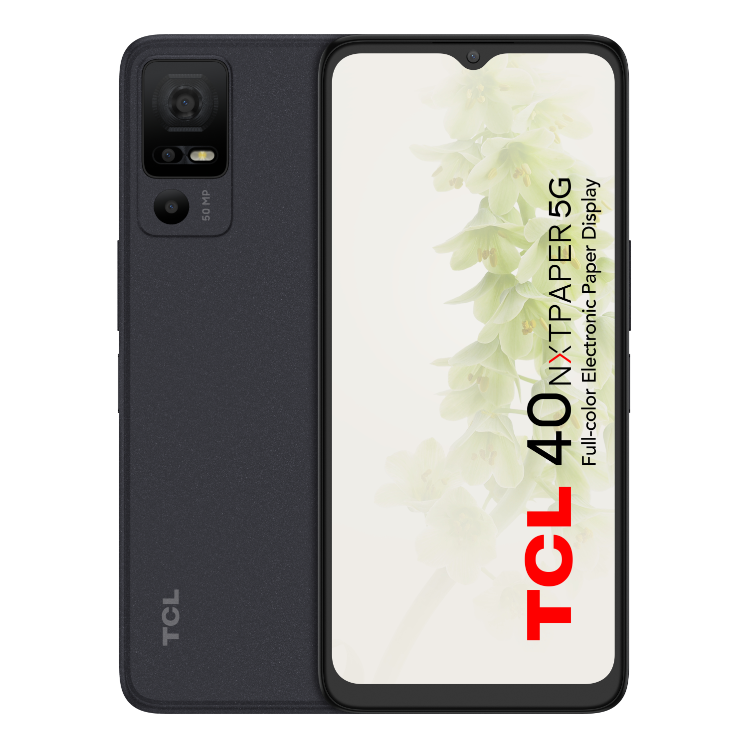 TCL 40 NXTPAPER 5G 16.8 cm (6.6") Hybrid Dual SIM Android 13 USB Type-C 6 GB 256 GB 5000 mAh Black