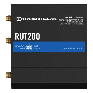 TELTONIKA RUT200 Cellular Network Devices - Black