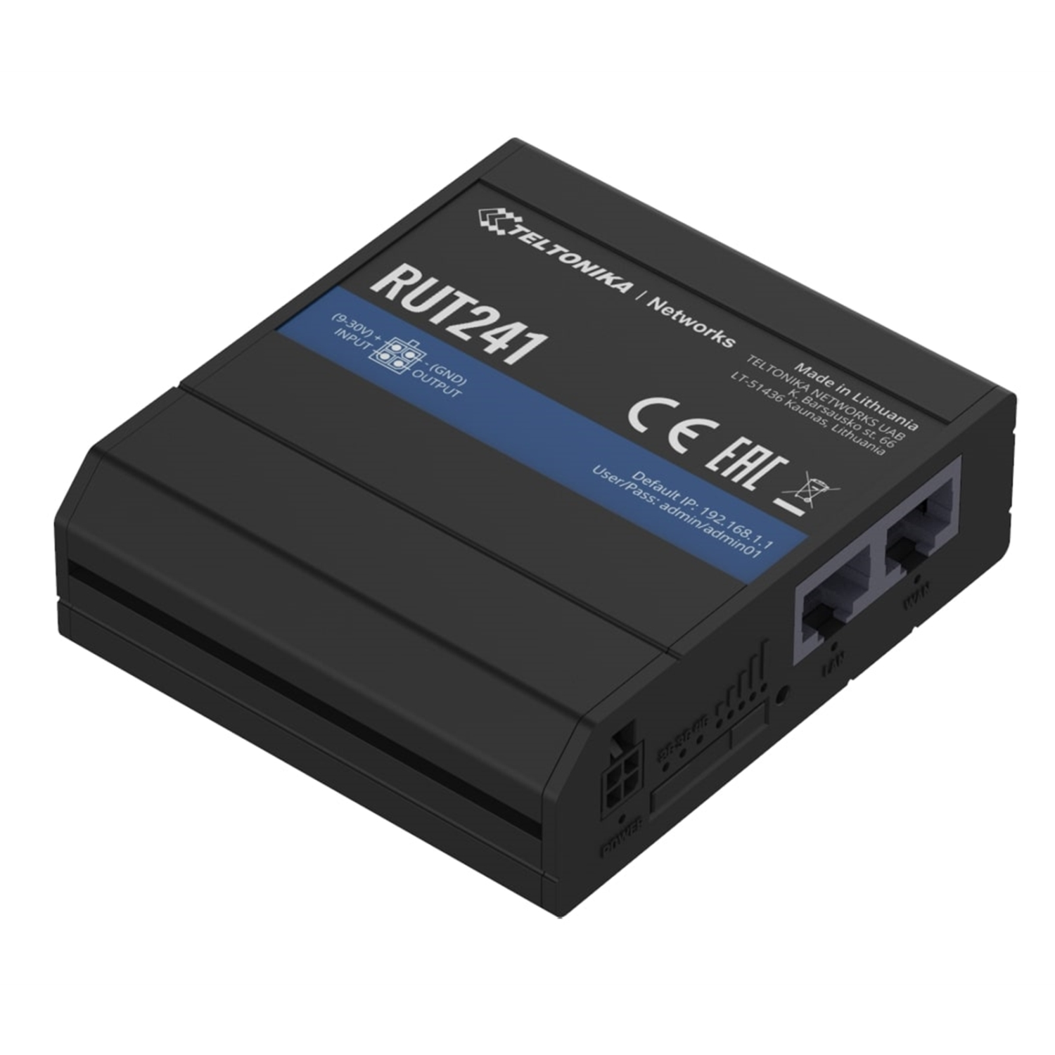Teltonika RUT241 Cellular Network Devices - Black