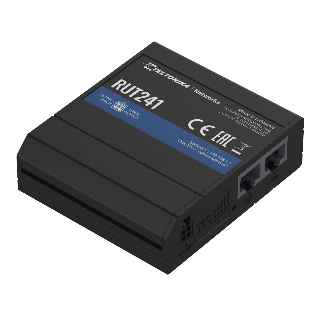 TELTONIKA RUT241 Cellular Network Devices - Black