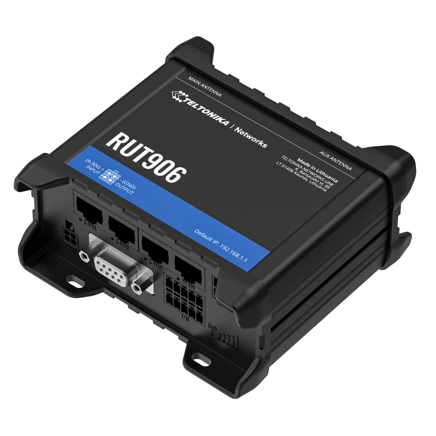 TELTONIKA RUT906 Cellular Network Devices - Black