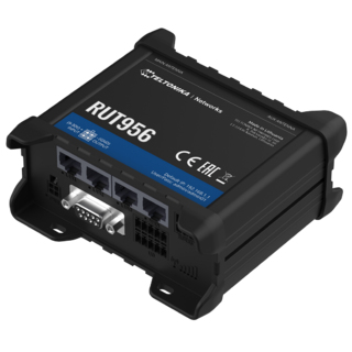 TELTONIKA RUT956 Cellular Network Devices - Black
