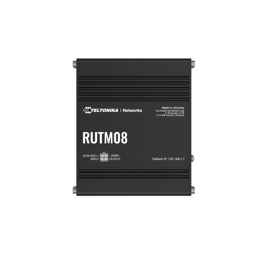 TELTONIKA RUTM08 Wired Routers - 256MB - Black