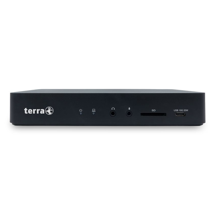 TERRA 135W Laptop Docks & Port Replicators - Black