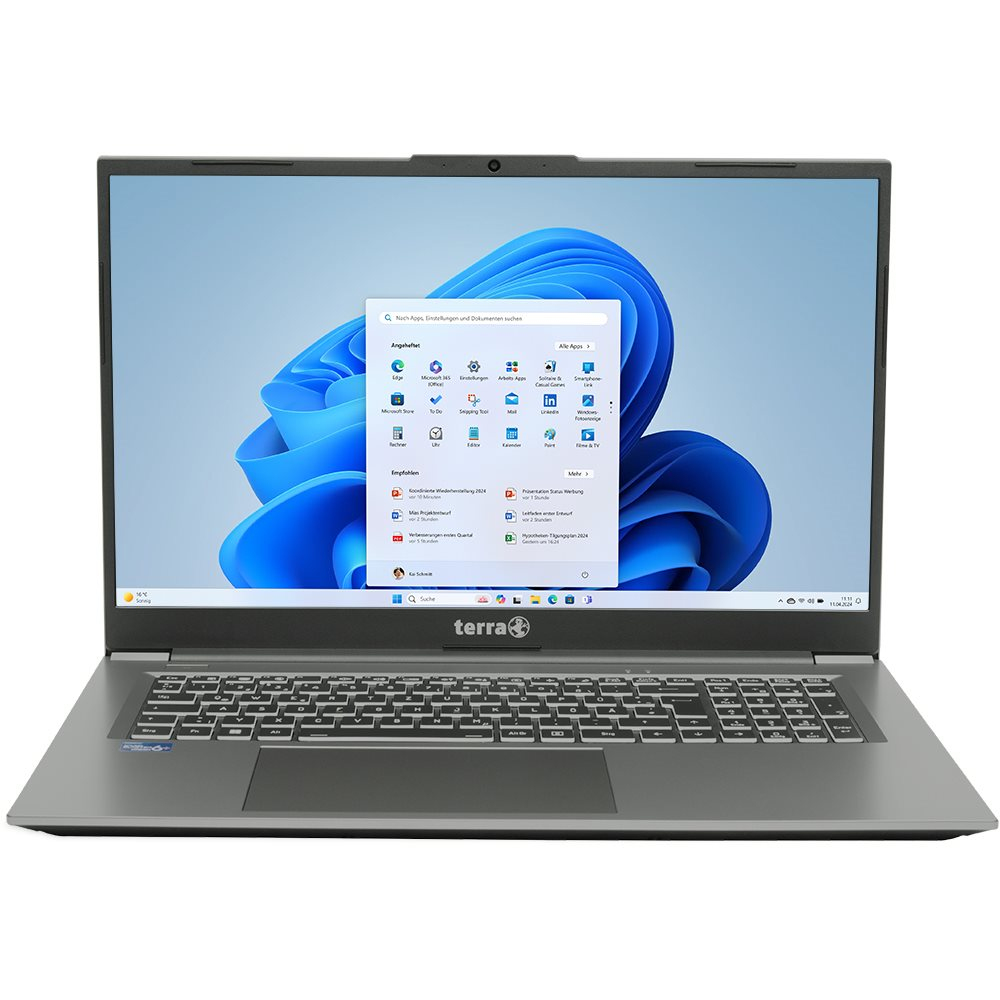 TERRA UK1220821 Laptops - 17.3 Inches - 16GB - Grey
