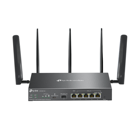TP-Link Cat6 Wireless Routers - 512MB - Black