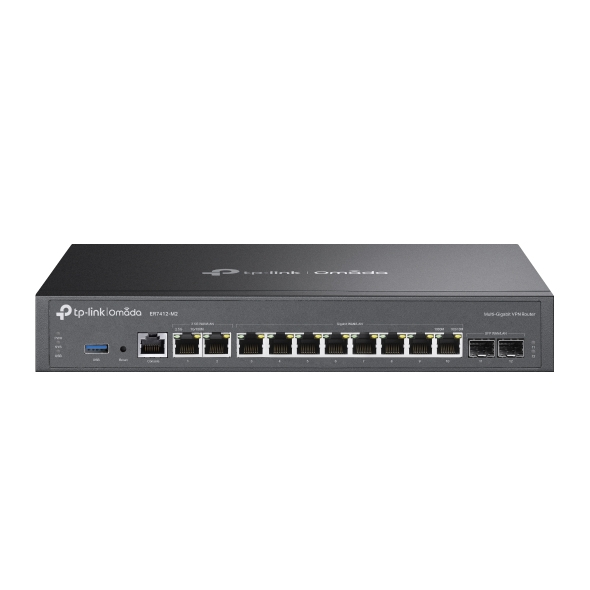 TP-LINK ER7412-M2 Wired Routers - 1024MB - Black