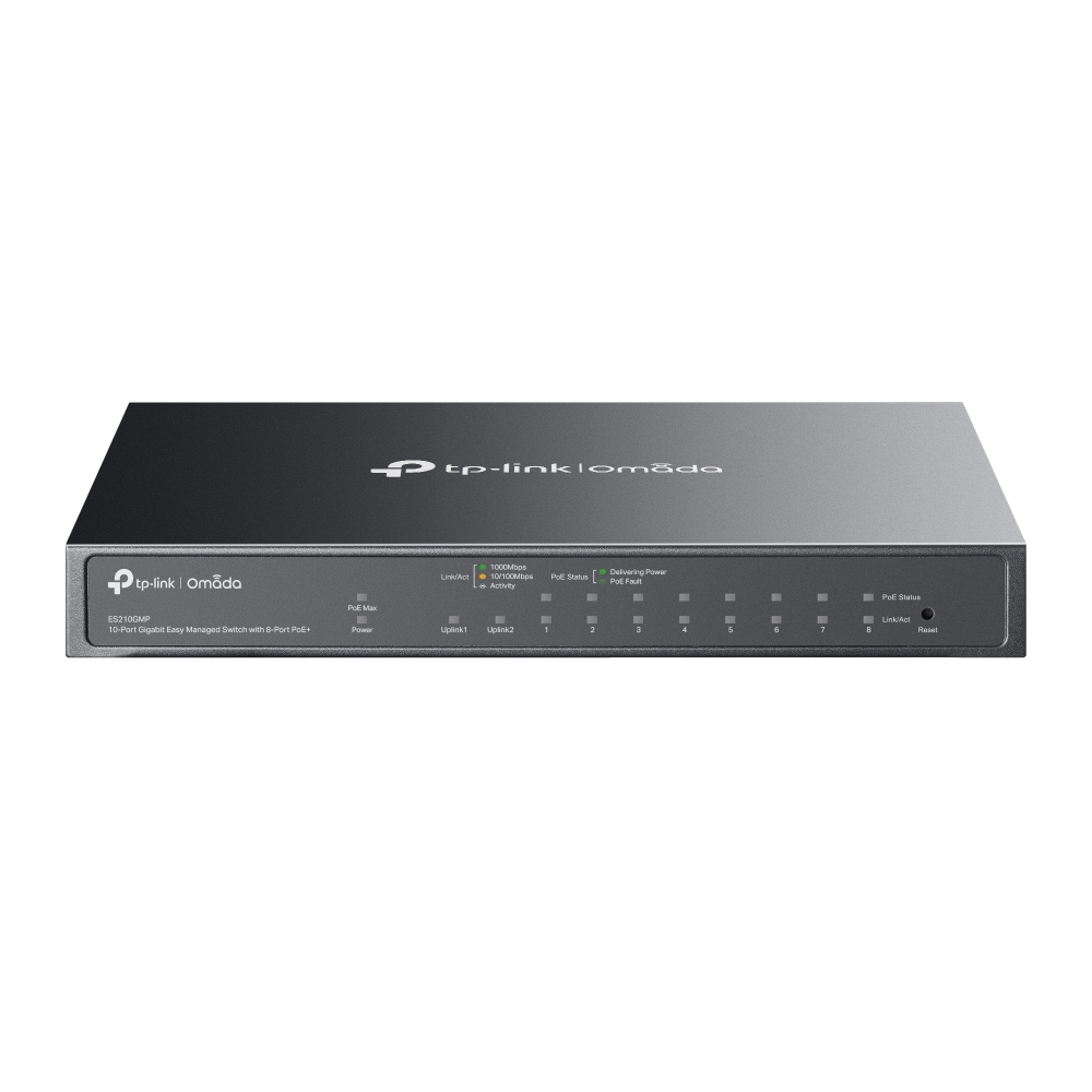 TP-LINK ES210GMP Network Switches - Black