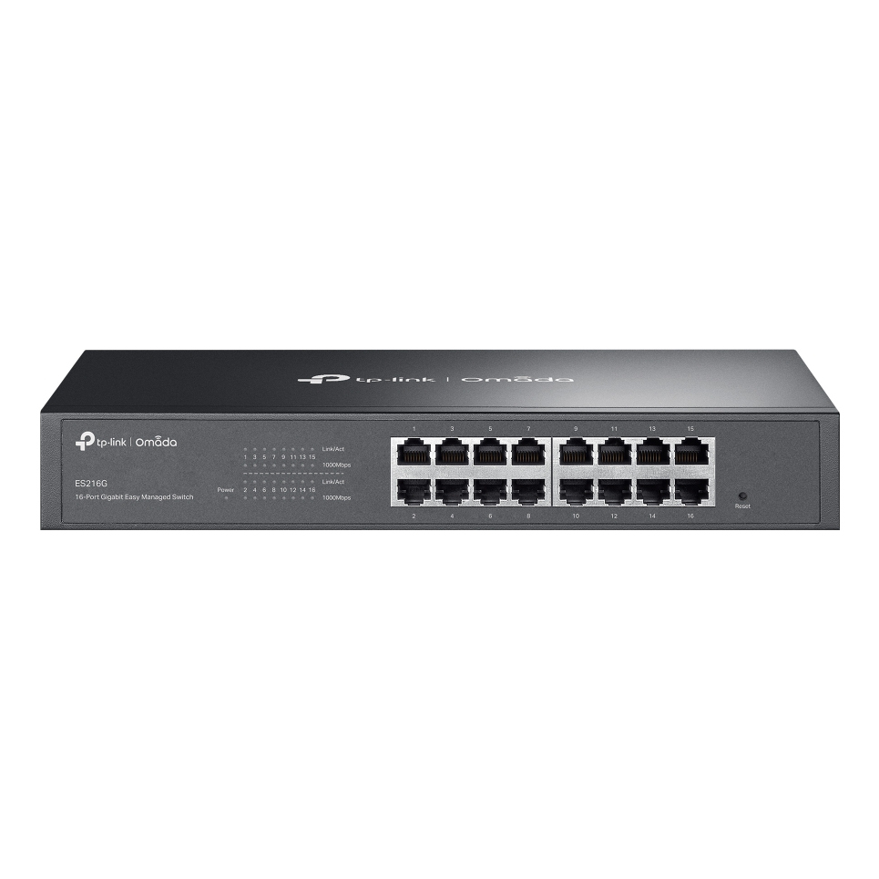TP-LINK ES216G Network Switches - Black