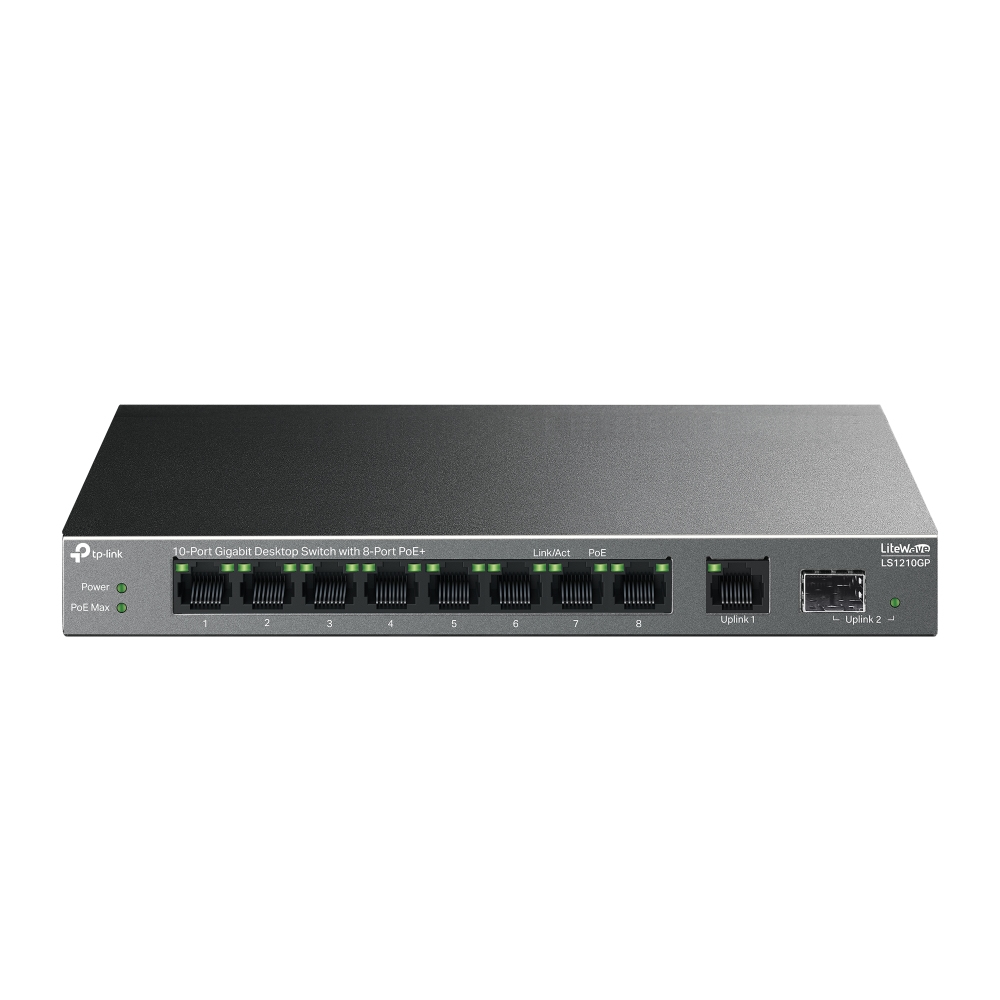 TP-Link 10-Port Network Switches - Black