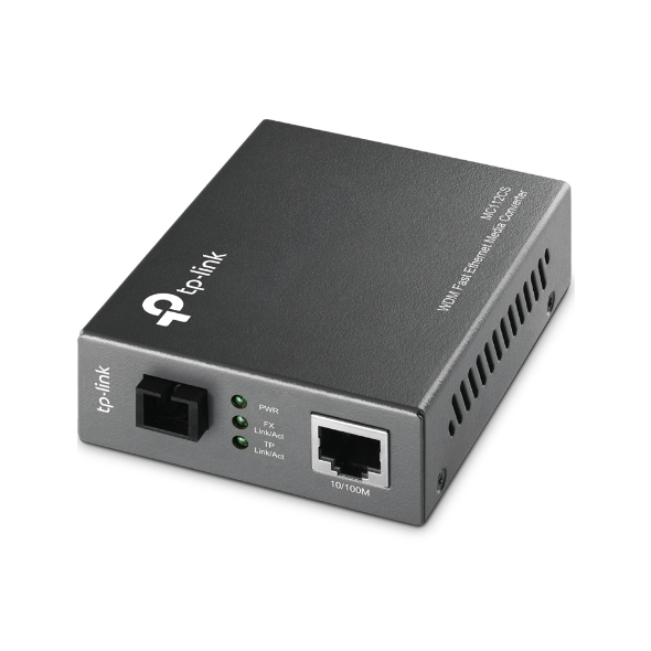 TP-Link MC112CS Network Media Converters - Black