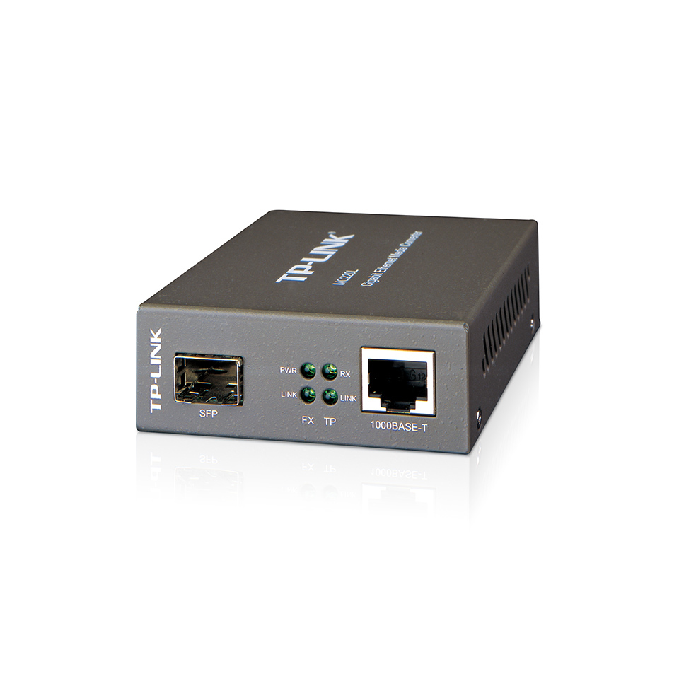 TP-Link MC220L Network Media Converters - Black