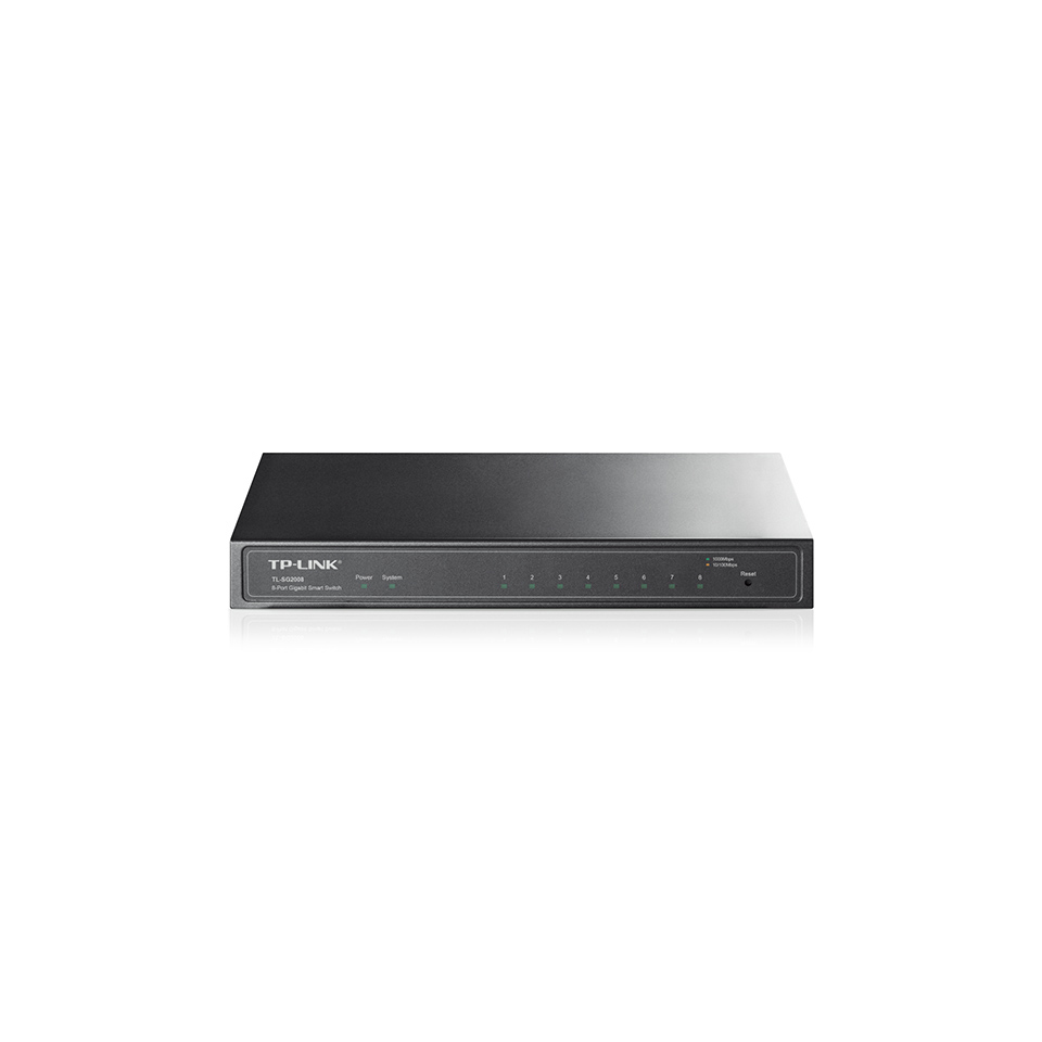 TP-Link 8-Port Network Switches - 256MB - Black