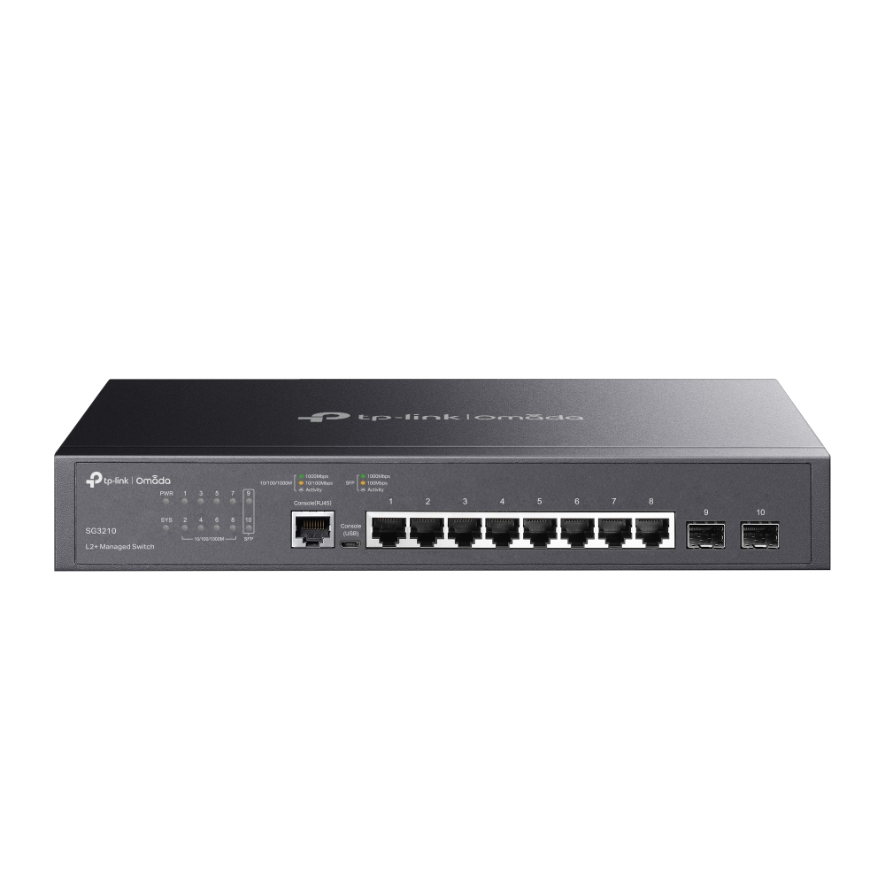 TP-Link 8-Port Network Switches - Black