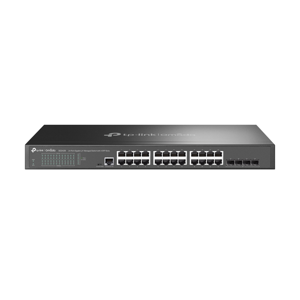 TP-Link 24-Port Network Switches - Black