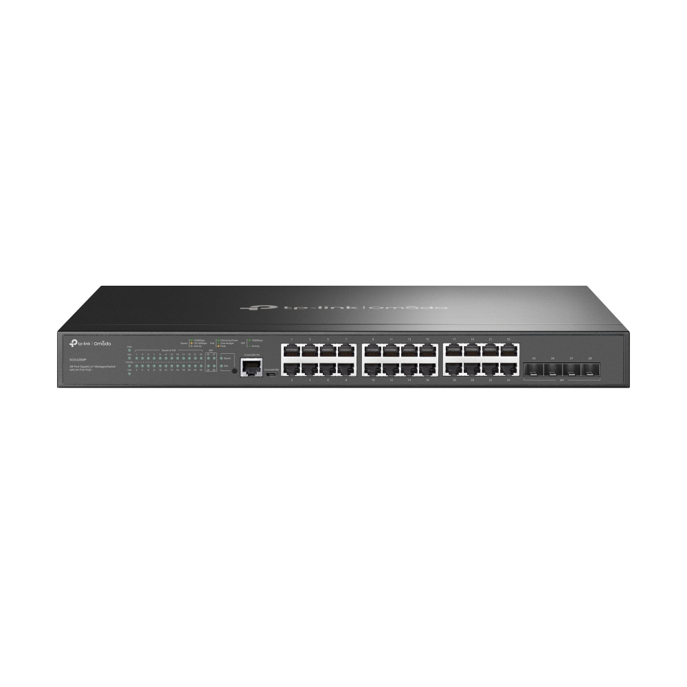 TP-Link 28-Port Network Switches - Black