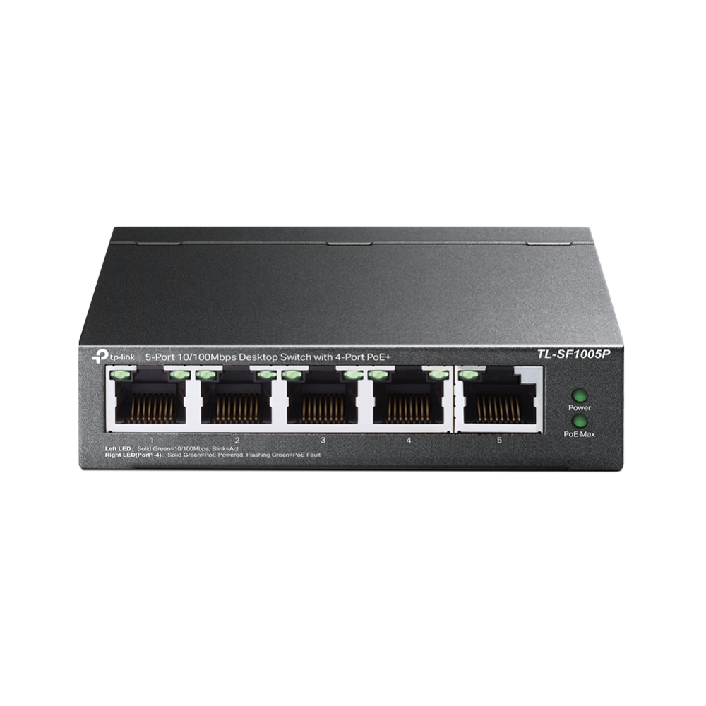 TP-Link TL-SF1005P Network Switches - Black
