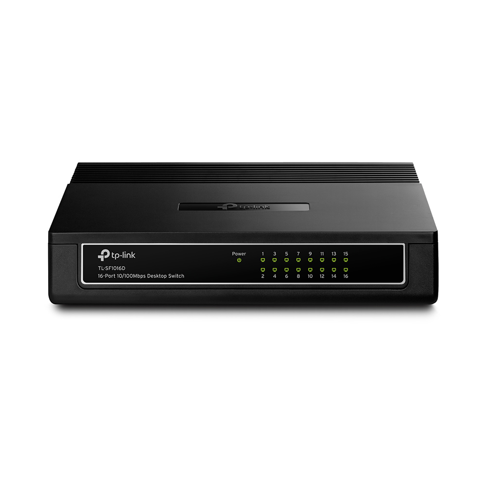 TP-LINK TL-SF1016D Network Switches - Black