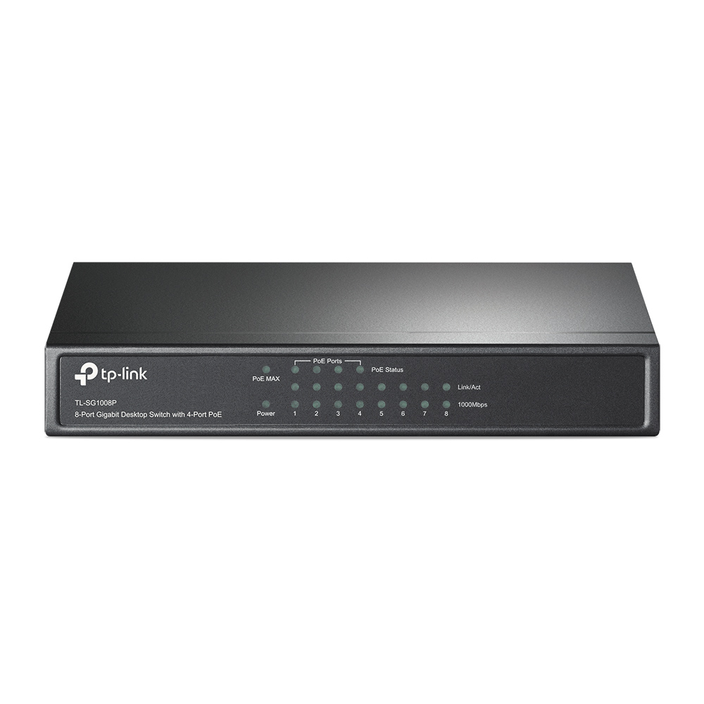TP-Link TL-SG1008P Network Switches - Grey