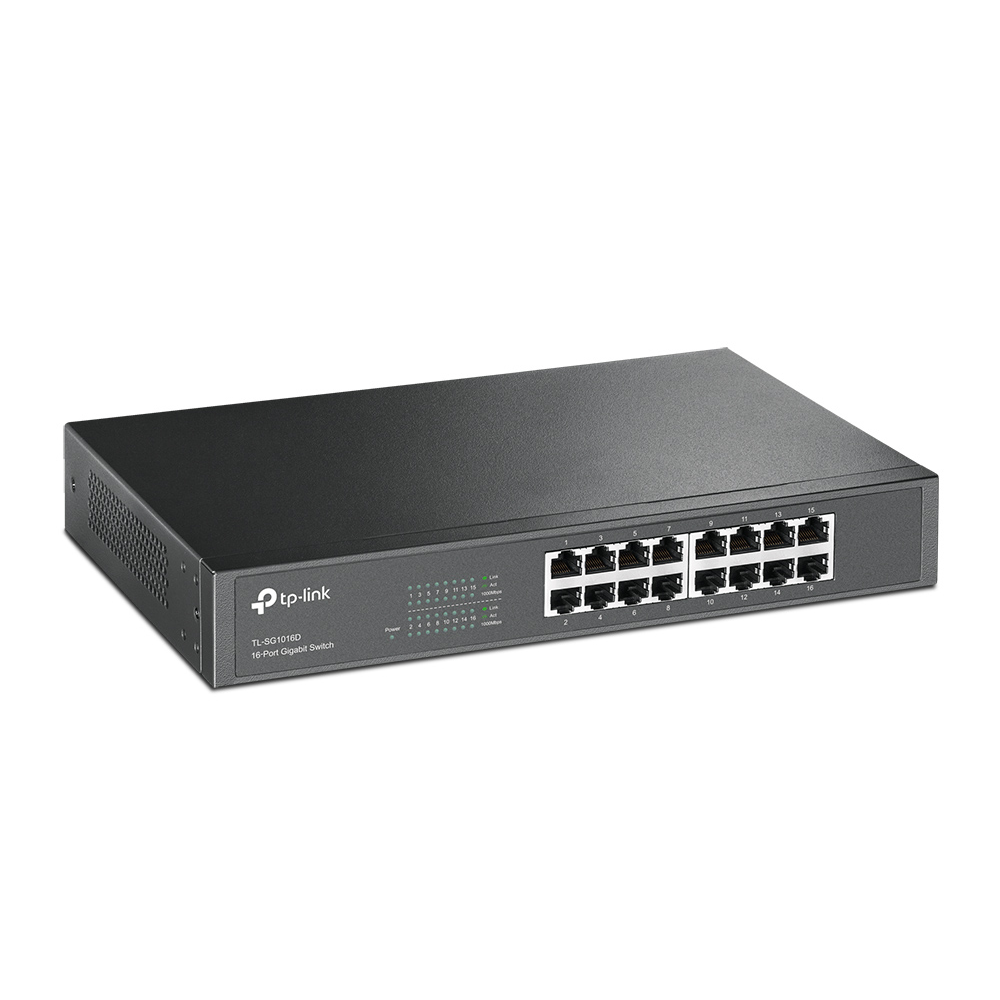 TP-Link TL-SG1016D Network Switches - Black