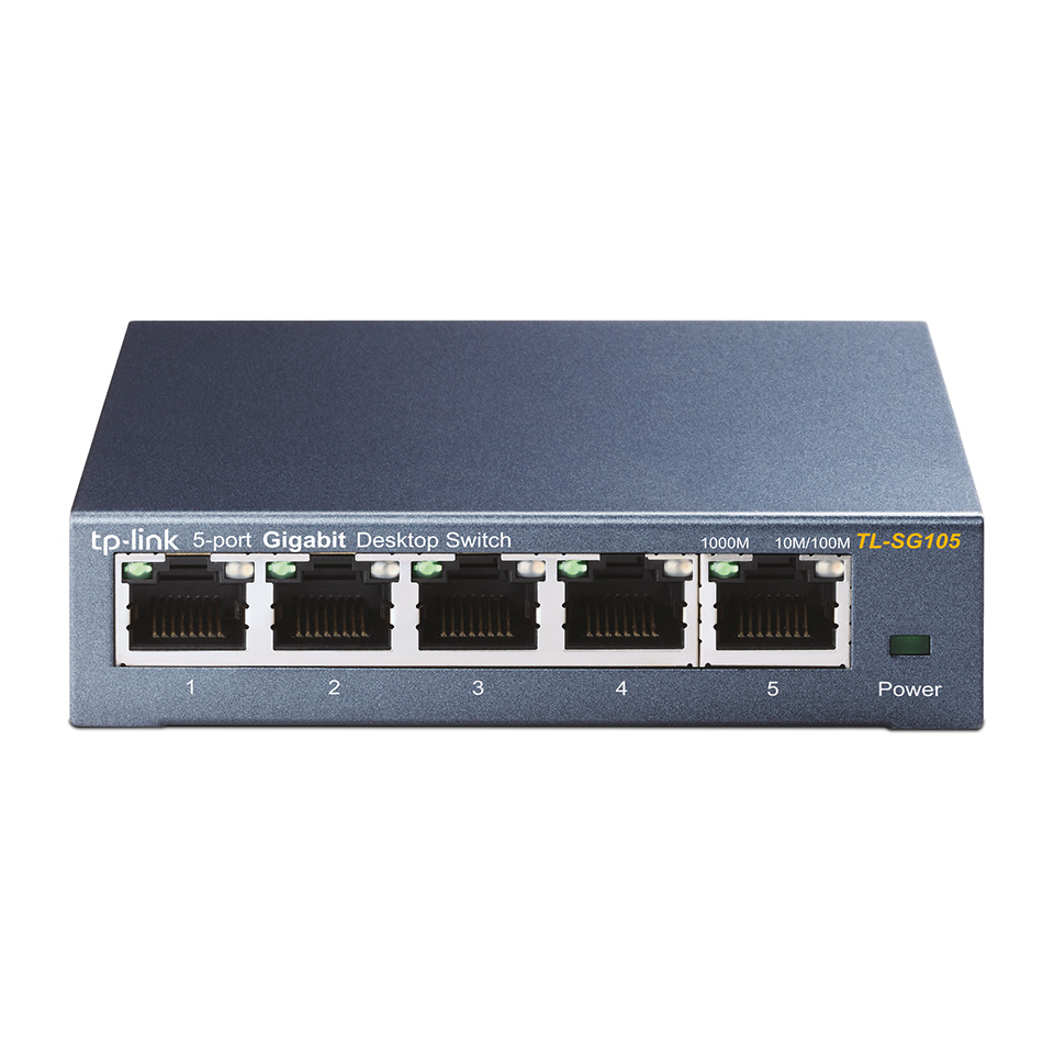 TP-Link TL-SG105 network switch Unmanaged L2 Gigabit Ethernet (10/100/1000) Black