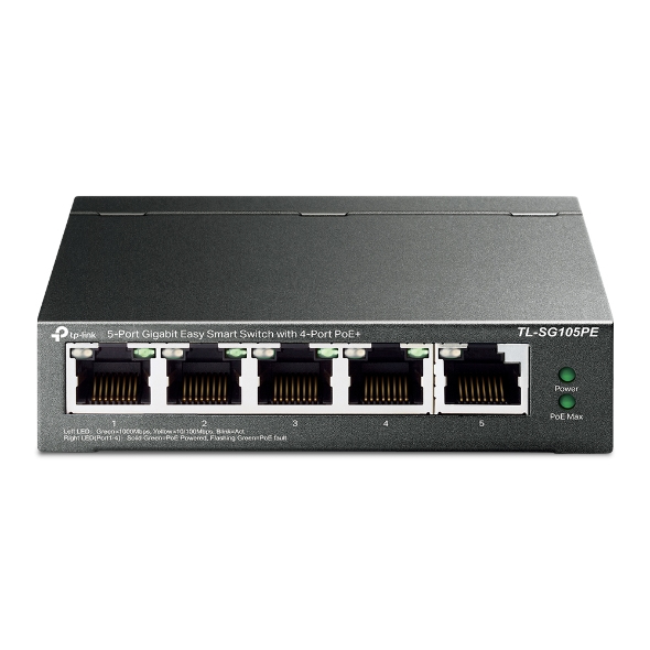 TP-Link 5-Port Network Switches - Black