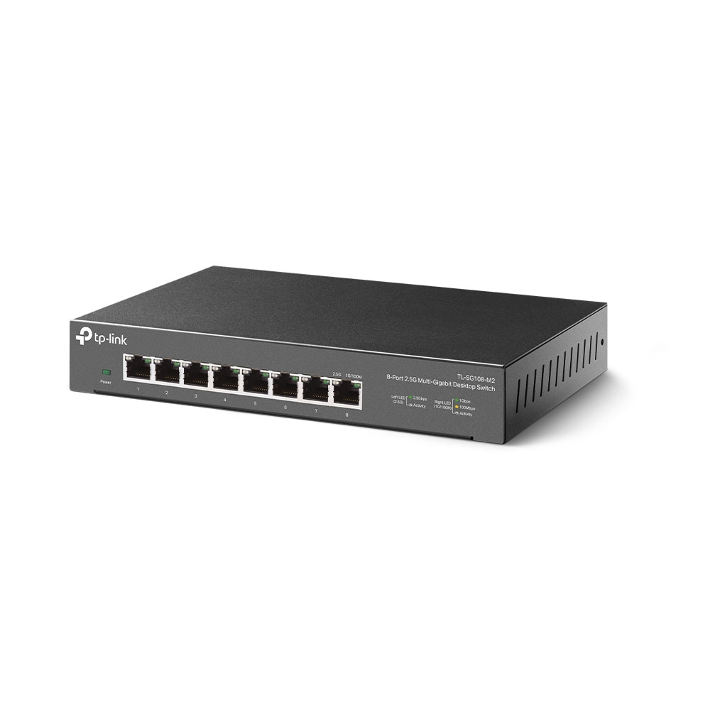 TP-Link 8-Port Network Switches - Black