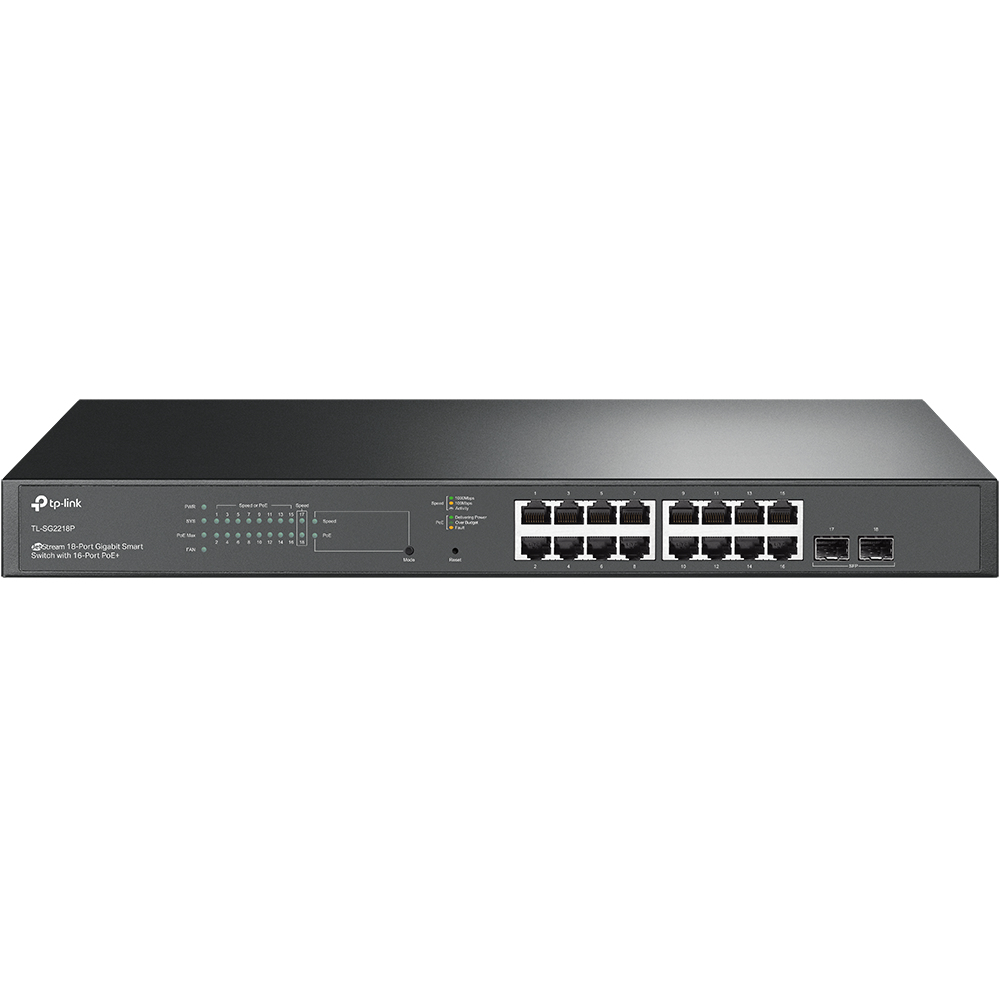 TP-LINK 18-Port Network Switches - Black