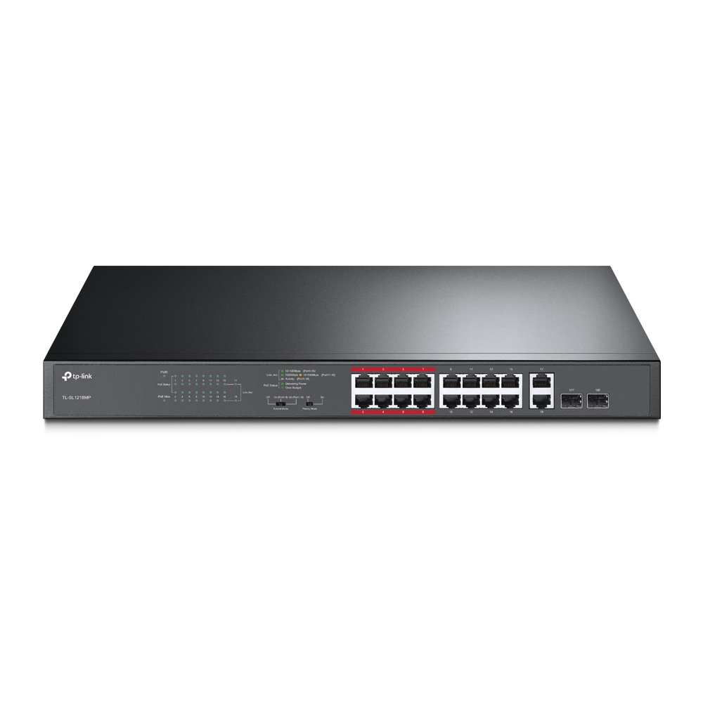 TP-Link 16-Port Network Switches - Black